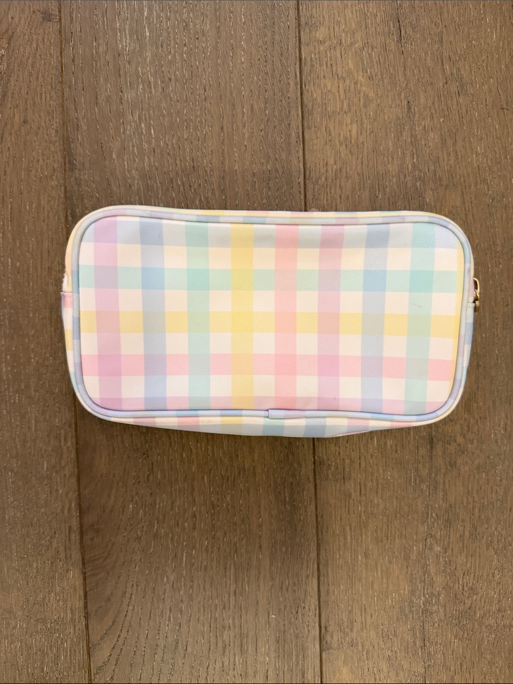 Stoney Clover Lane Rainbow Gingham Small Pouch - Picture 2 of 3